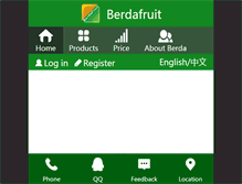 Tablet Screenshot of berdafruit.com